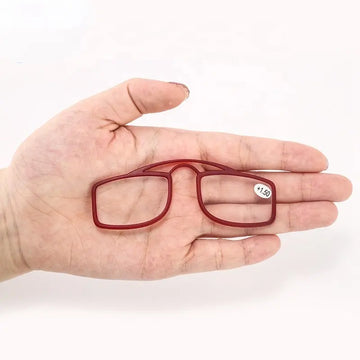 Frameless Presbyopia Nose Reading Glasses Folding