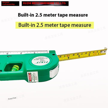 Green Outside Line Laser Level Rechargeable Scale Measurement