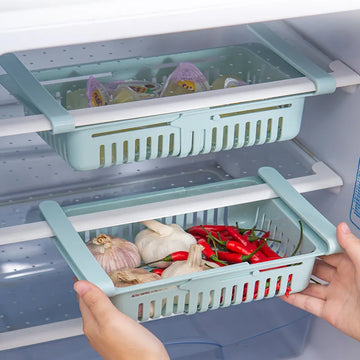 Pack of 3 Multifunction kitchen supply drawer refrigerator organizer